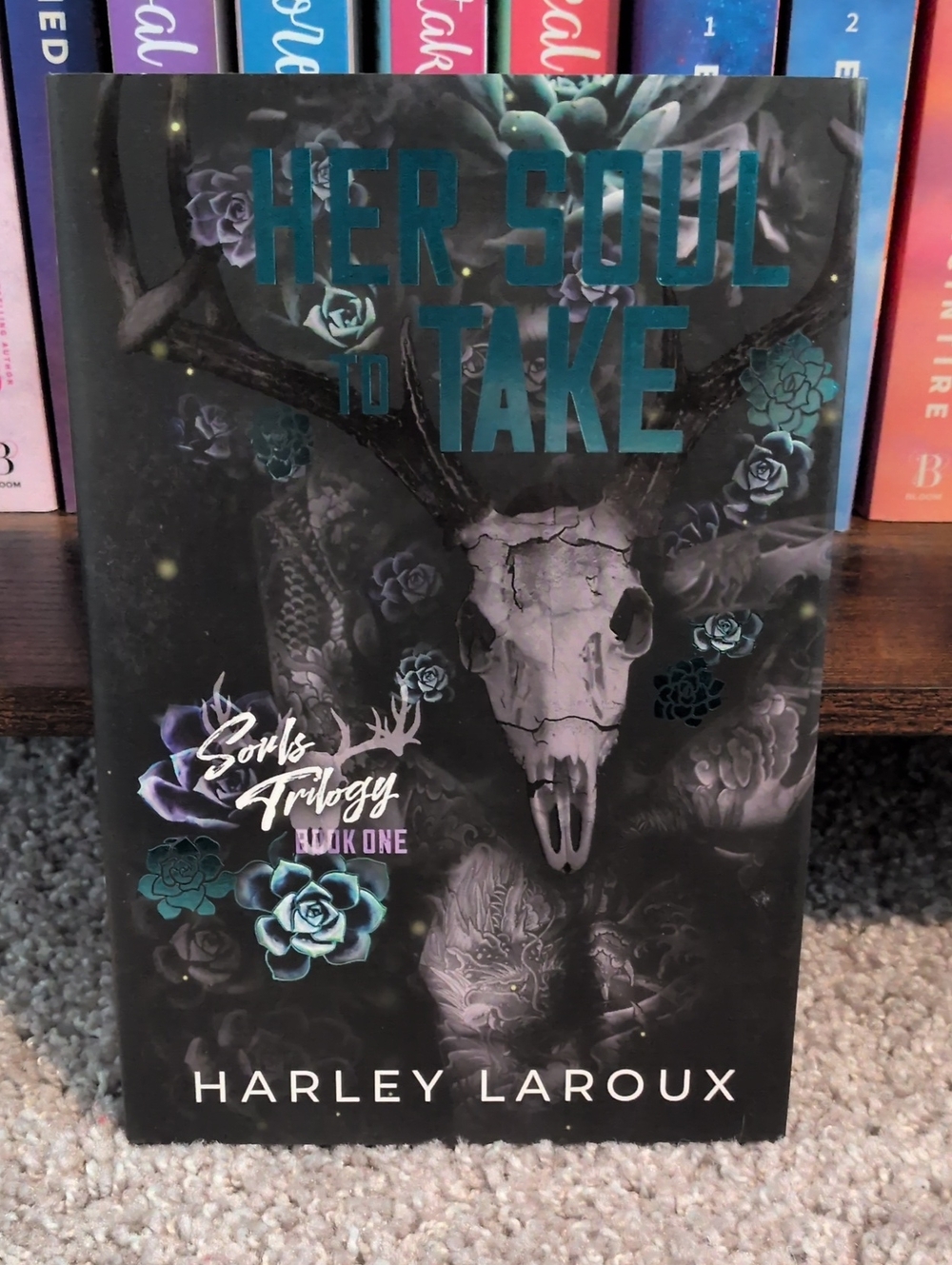 Her Soul to Take by Harley Laroux - Sprayed Edges Hardcover